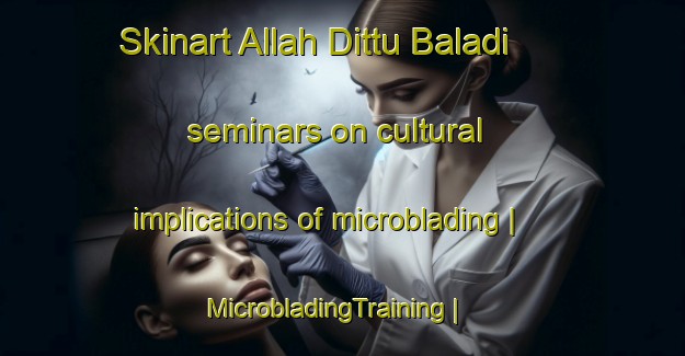 Skinart Allah Dittu Baladi seminars on cultural implications of microblading | MicrobladingTraining | MicrobladingClasses | SkinartTraining-Pakistan